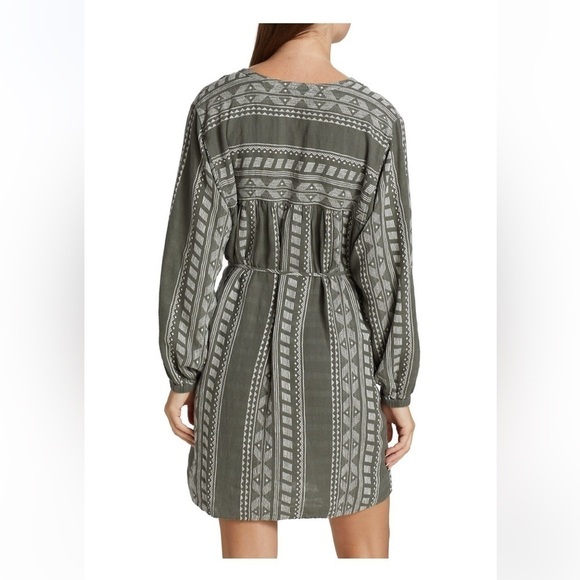 NWT Splendid collection   medium Freesia Linen-Blend Shirtdress - Picture 2 of 6